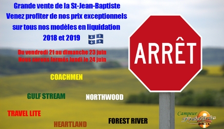 Grande vente 'C'est les vacances!'