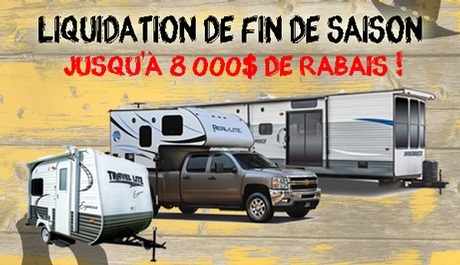 Liquidation de fin de saison!