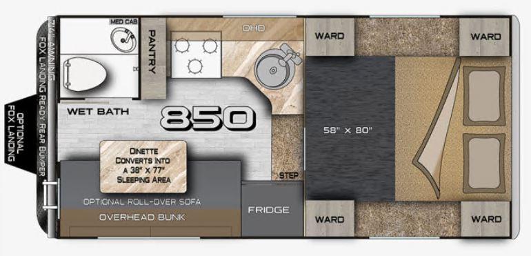 Caravane portée de marque Northwood à vendre à Lanoraie