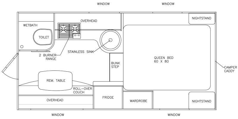 Caravane portée de marque Palomino à vendre à Lanoraie
